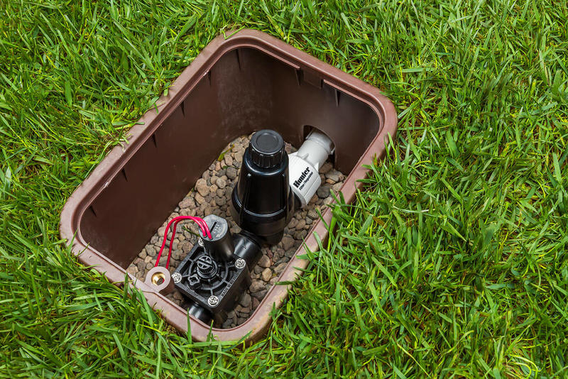 Hunter Drip Multi-Purpose Valve Box With Standard Brown Lid