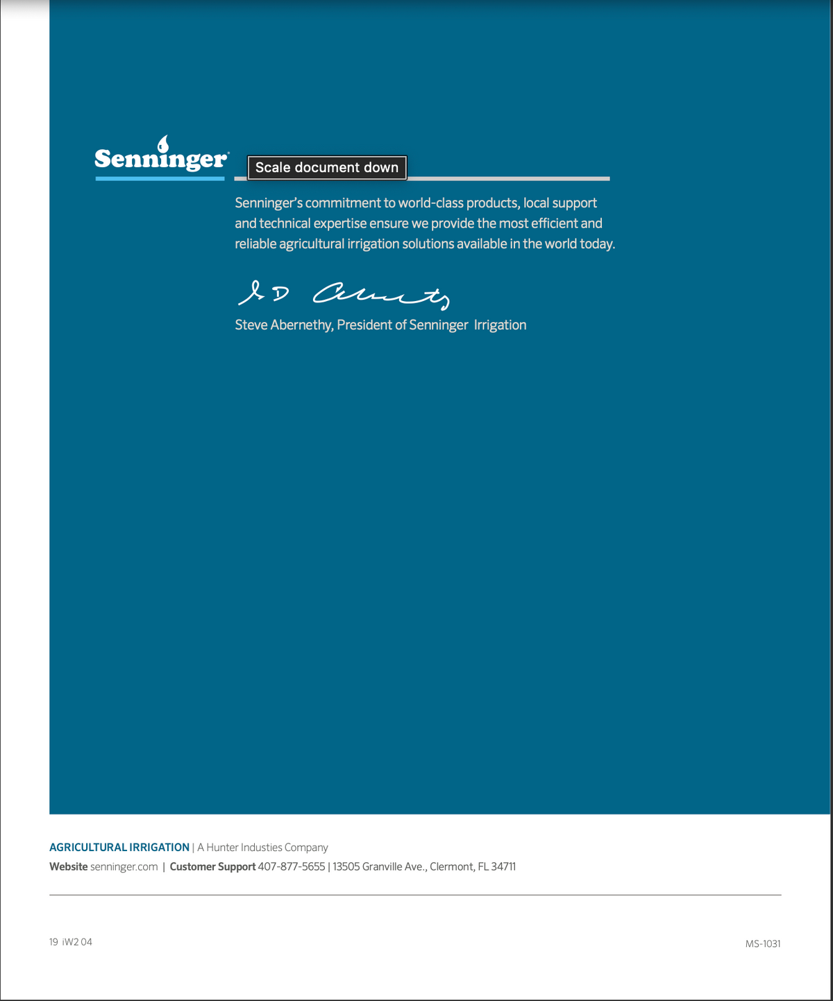 Senninger i-Wob®2 UP3®: Standaardhoek 9-groef (swart deflector), 3/4" M NPT (insluitend spuitstuk)