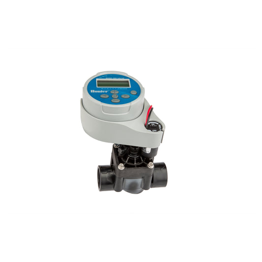 Hunter Node 100 Single Station Controller With Pgv 25Mm Valve And Dc Latching Solenoid (Bsp Threads)