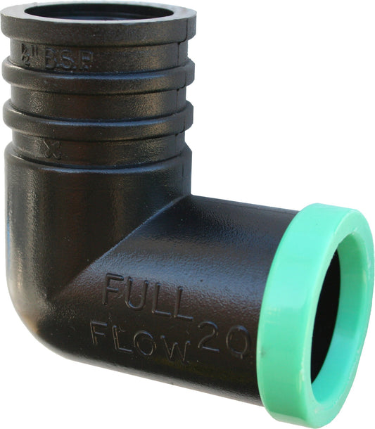 Full Flow Female Combination Elbow (P X Fi) 20Mm X 1/2" Bsp