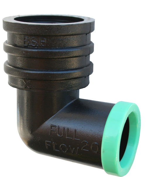 Full Flow Female Combination Elbow (P X Fi) 20Mm X 3/4" Bsp