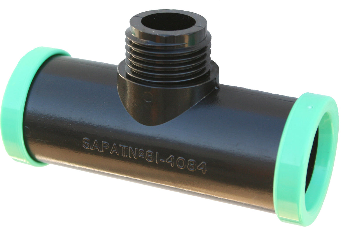 Full Flow Male Combination Tee (P X Mi) 20Mm X 1/2" Bsp