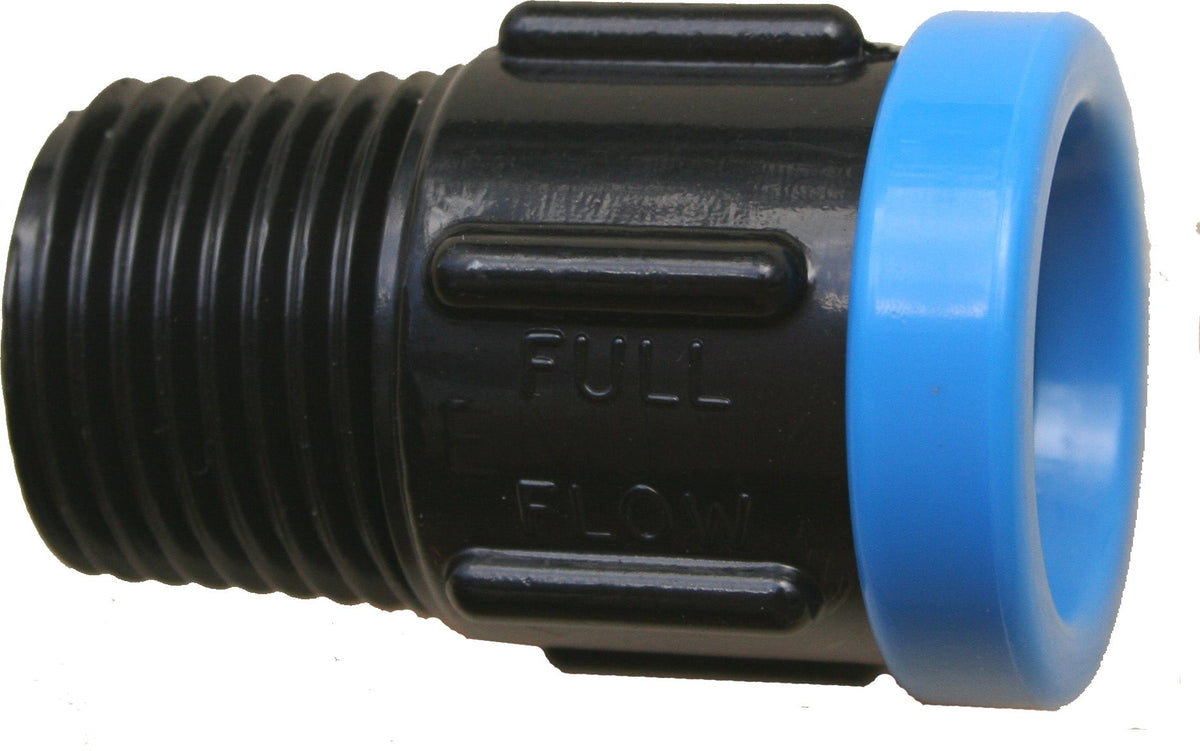 Full Flow Male Adaptor (P X Mi) 15mm X 1/2" Bsp