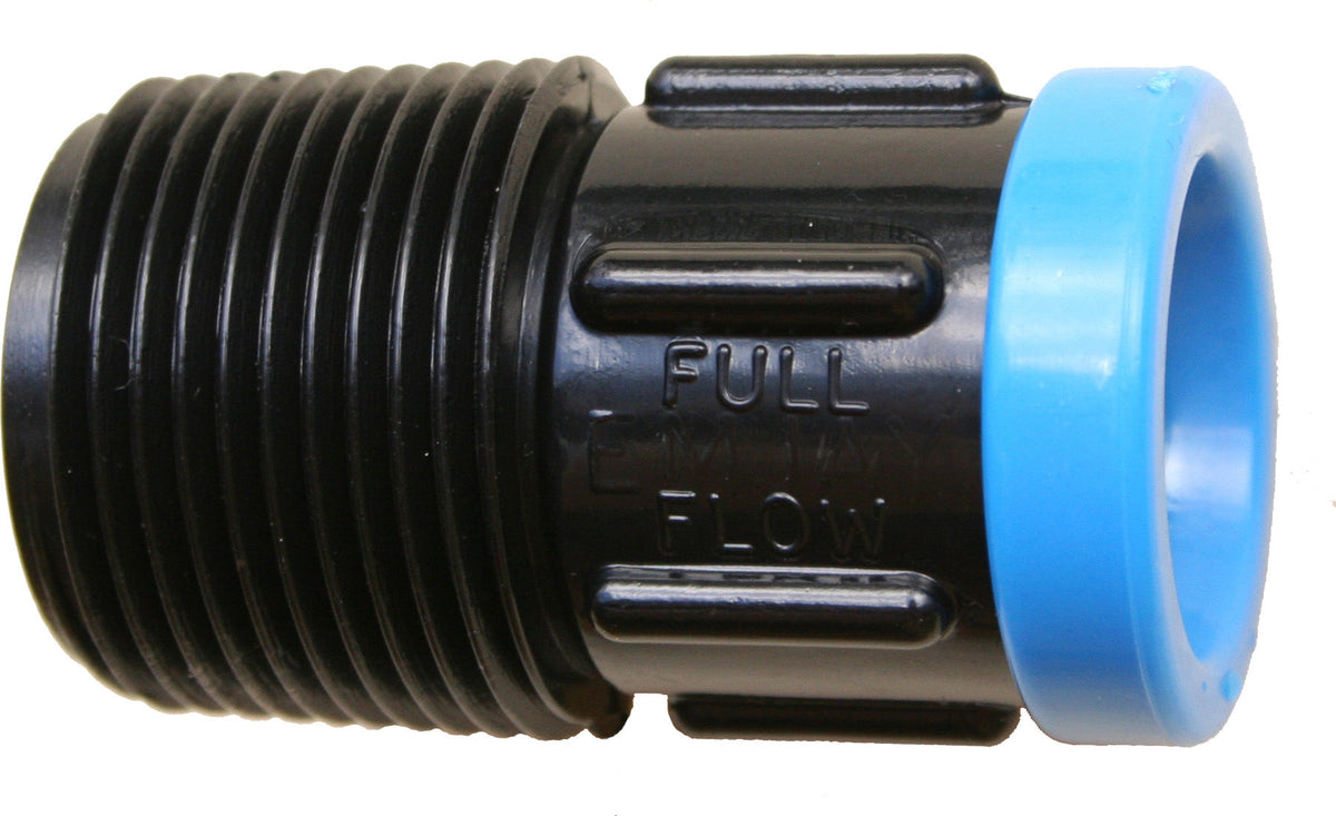 Full Flow Male Adaptor (P X Mi) 15Mm X 3/4" Bsp