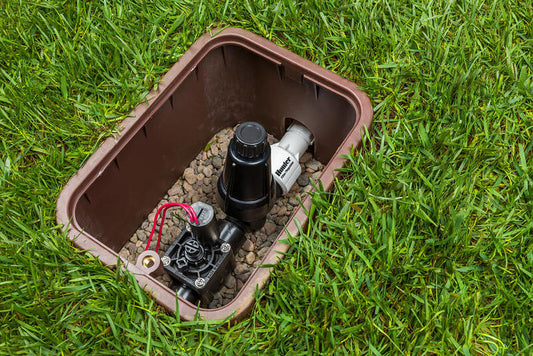 Hunter Drip Multi-Purpose Valve Box With Standard Brown Lid