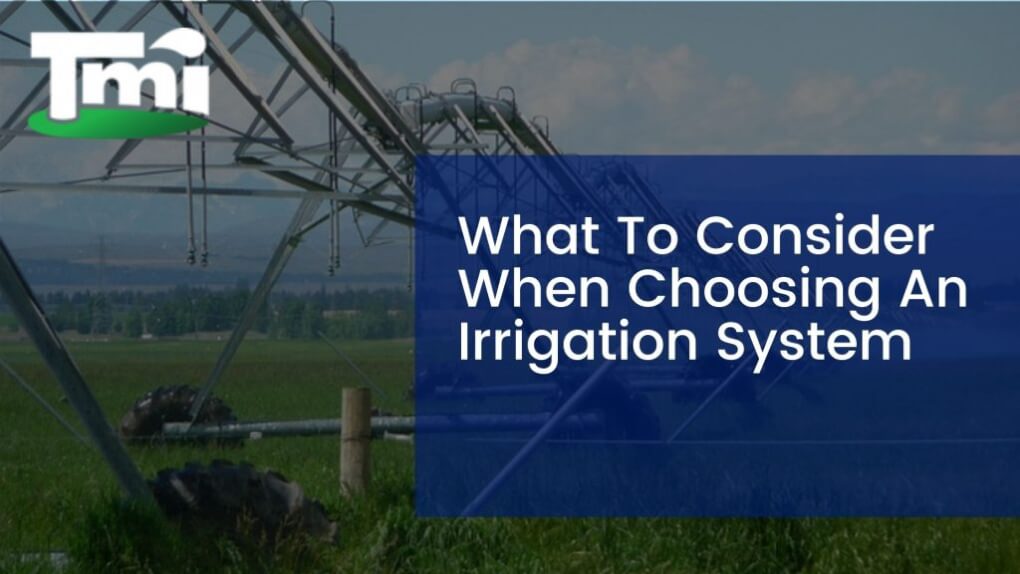 What To Consider When Choosing An Irrigation System