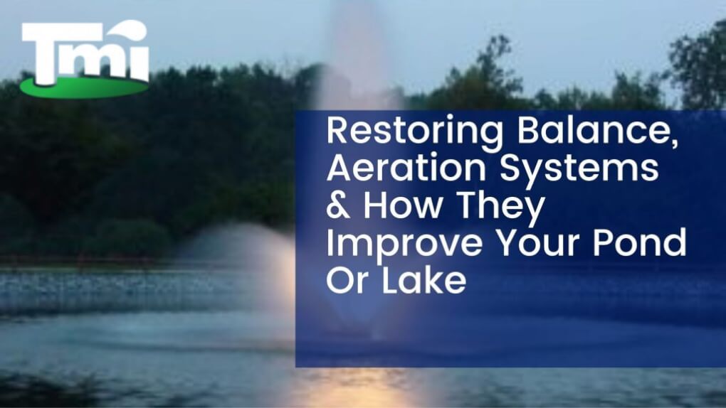 Restoring Balance, Aeration Systems & How They Improve Your Pond Or Lake